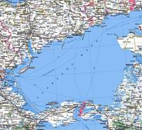 Азовское море. Карта